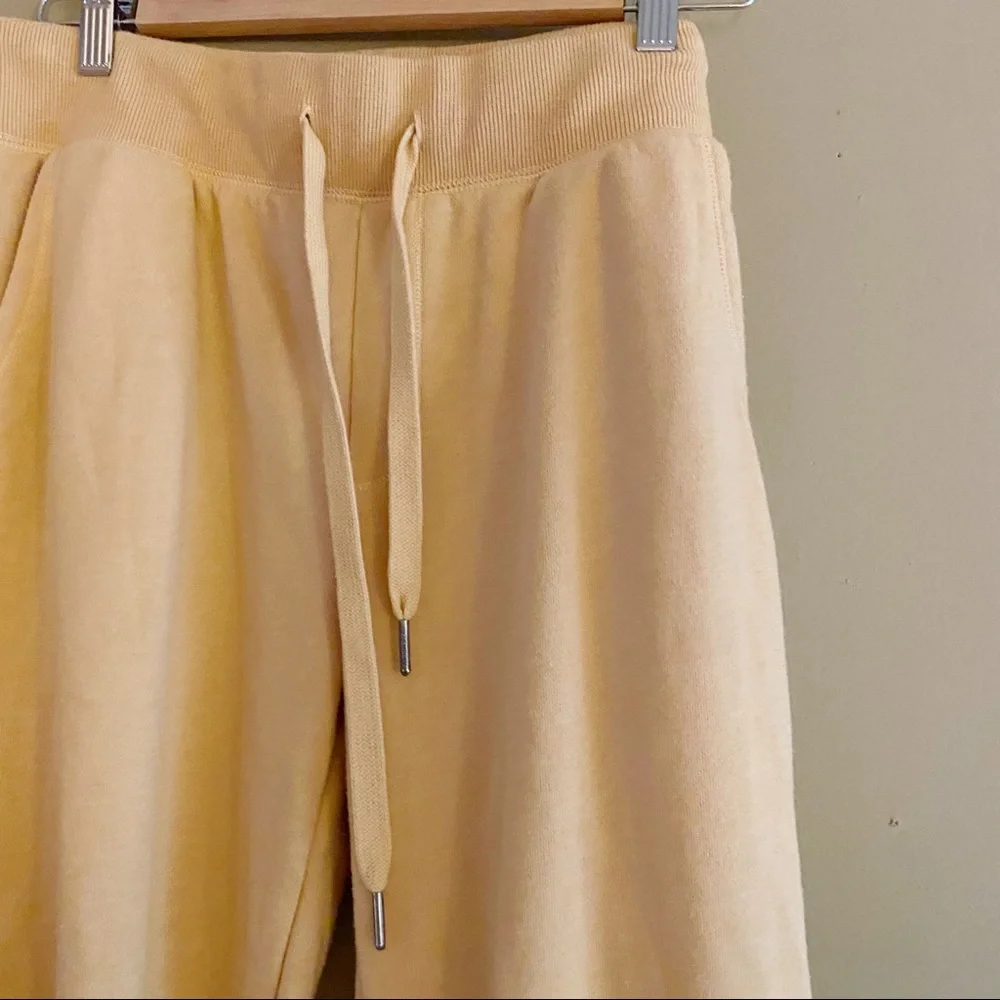 Z Supply Yellow Knit Joggers - Picture 2 of 6
